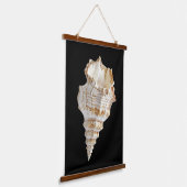 Wandteppich mit Meeresmuscheln Holzrahmen (Gewinkelt)