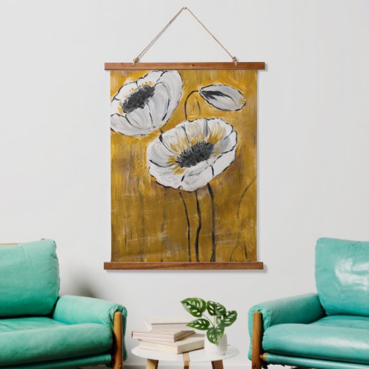 Wandteppiche aus Blumenholz (Wohnzimmer)