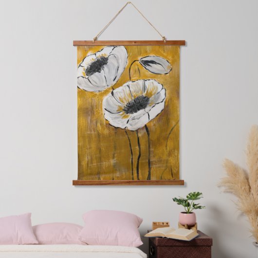 Wandteppiche aus Blumenholz (Schlafzimmer)