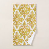 Wandteppiche aus Gold und Weiß Badhandtuch Set (Handtuch)