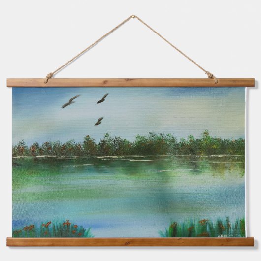 Wandteppiche aus Holz (Vorne)