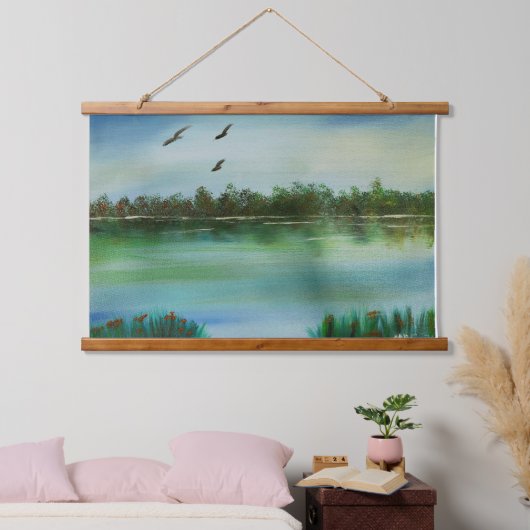 Wandteppiche aus Holz (Schlafzimmer)