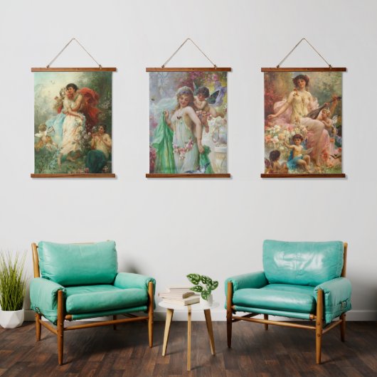 Wandteppiche aus Holz (Wohnzimmer)