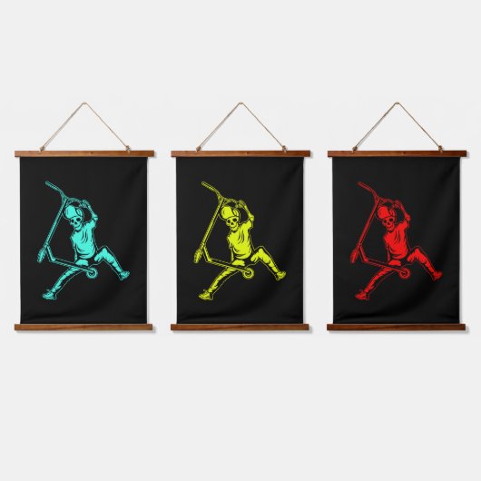 Wandteppiche aus Holz (Dreifach)