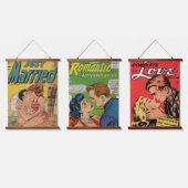 Wandteppiche aus Holz (Dreifach)