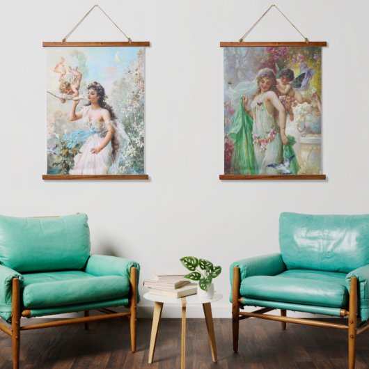 Wandteppiche aus Holz (Wohnzimmer)