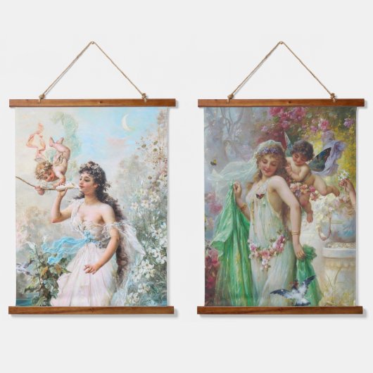 Wandteppiche aus Holz (Doppelt)