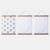 Wandteppiche aus Holz (Dreifach)