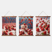 Wandteppiche aus Holz (Dreifach)