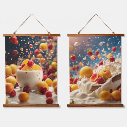 Wandteppiche aus Holz (Doppelt)