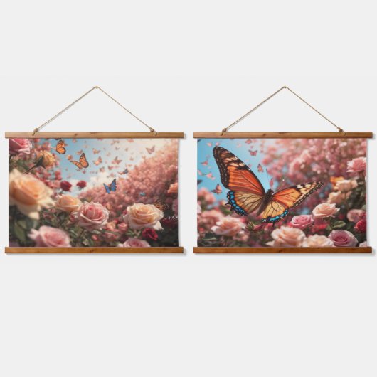 Wandteppiche aus Holz (Doppelt)