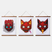 Wandteppiche aus Holz (Dreifach)