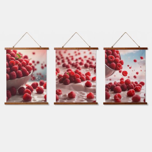 Wandteppiche aus Holz (Dreifach)