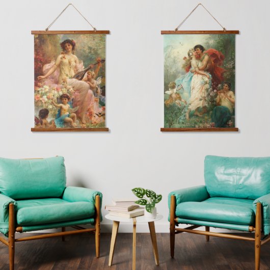 Wandteppiche aus Holz (Wohnzimmer)