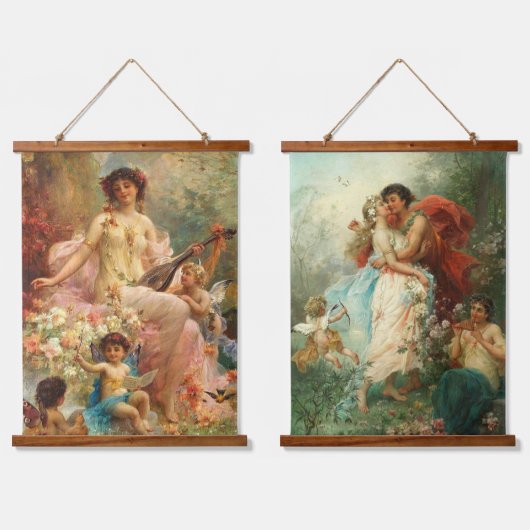 Wandteppiche aus Holz (Doppelt)