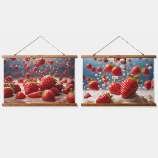 Wandteppiche aus Holz (Doppelt)