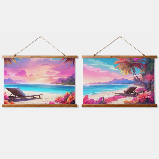 Wandteppiche aus Holz (Doppelt)