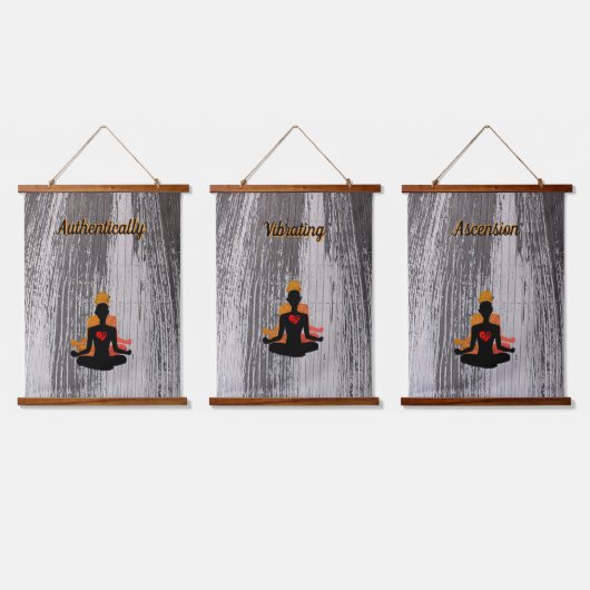 Wandteppiche aus Holz (Dreifach)