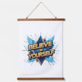 Wandteppiche aus Holz - Glaube an dich selbst (Vorderseite)