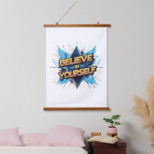 Wandteppiche aus Holz - Glaube an dich selbst (Schlafzimmer)