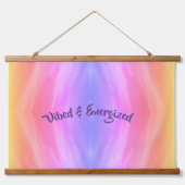 Wandteppiche aus Holz mit Vibed & Energized (Vorderseite)