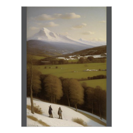 Wandteppiche aus Holz Poster (Vorderseite)
