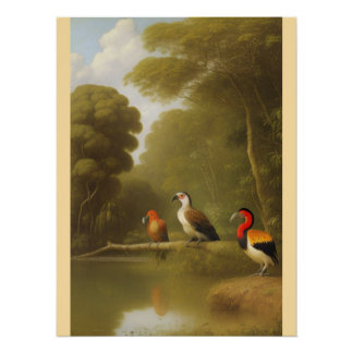 Wandteppiche aus Holz Poster