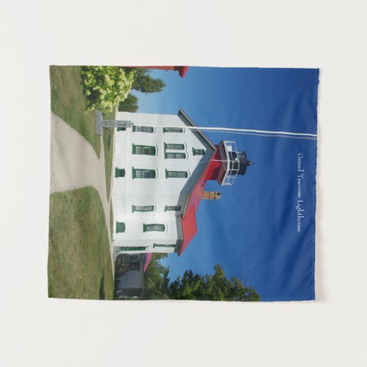 Wandteppiche des Grand Traverse Lighthouse (Vorderseite (Horizontal))