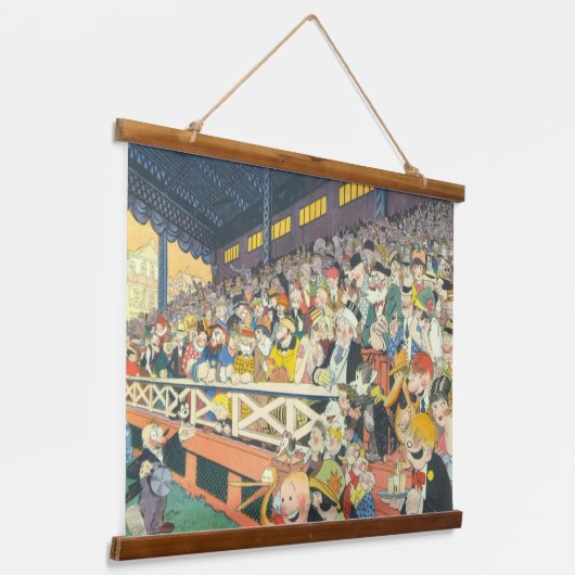 Wandteppiche "Ein verpacktes Haus" (Gewinkelt)