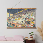 Wandteppiche "Ein verpacktes Haus" (Schlafzimmer)