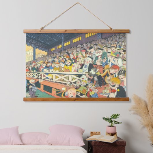 Wandteppiche "Ein verpacktes Haus" (Schlafzimmer)