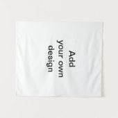 Wandteppiche - Fügen Sie Ihr eigenes Design hinzu (Vorderseite (Horizontal))