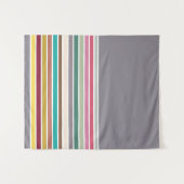 Wandteppiche für Retro-Streifen (Vorderseite (Horizontal))