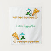 Wandteppiche, gefrierlesene Pilze Wandteppich (Vorderseite)