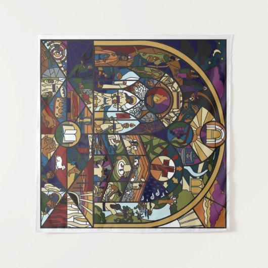 Wandteppiche in Vollfarbe (Vorderseite (Horizontal))