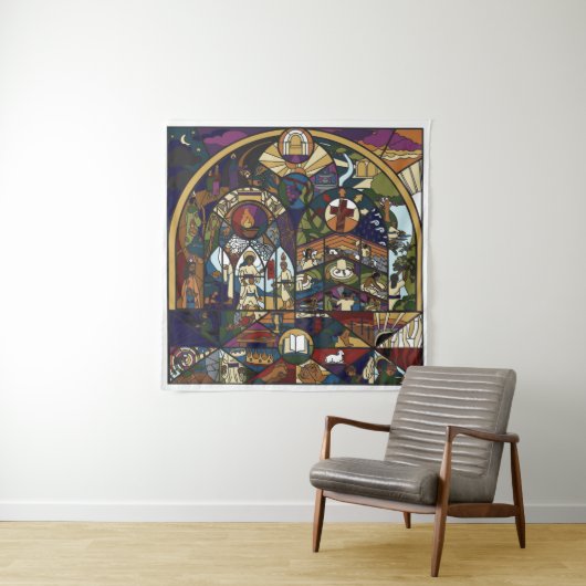 Wandteppiche in Vollfarbe (Beispiel)