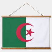 Wandteppiche mit algerischer Flagge (Vorne)