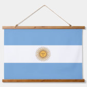Wandteppiche mit argentinischer Flagge (Vorne)