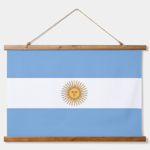 Wandteppiche mit argentinischer Flagge