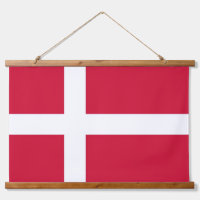Wandteppiche mit dänischer Flagge