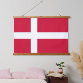 Wandteppiche mit dänischer Flagge (Schlafzimmer)