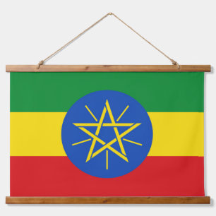 Wandteppiche mit der Flagge Äthiopiens