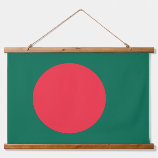Wandteppiche mit der Flagge Bangladeschs (Vorne)