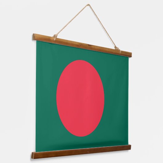 Wandteppiche mit der Flagge Bangladeschs (Gewinkelt)