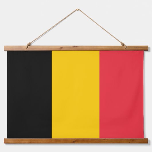 Wandteppiche mit der Flagge Belgiens (Vorne)