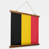 Wandteppiche mit der Flagge Belgiens (Gewinkelt)