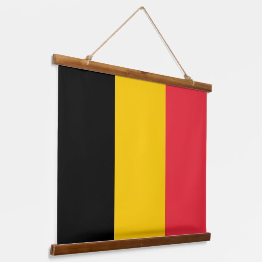 Wandteppiche mit der Flagge Belgiens (Gewinkelt)