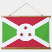 Wandteppiche mit der Flagge Burundis (Vorne)