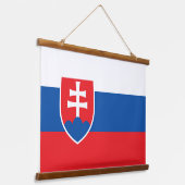 Wandteppiche mit der Flagge der Slowakei (Gewinkelt)