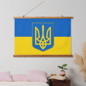 Wandteppiche mit der Flagge der Ukraine (Schlafzimmer)